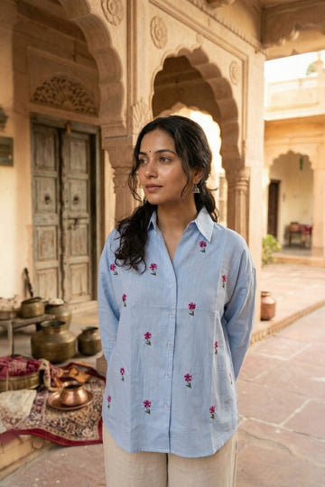 CHANDRA MAHAL EMBROIDERED SHIRT