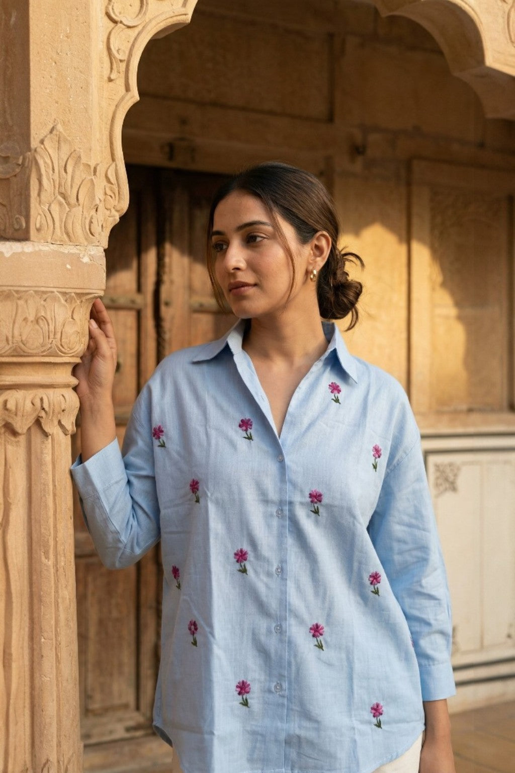 CHANDRA MAHAL EMBROIDERED SHIRT