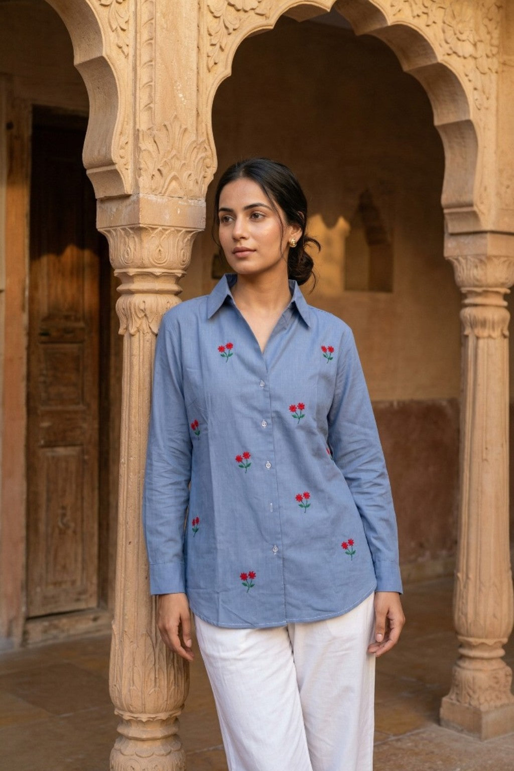 RAJBARI EMBROIDERED SHIRT