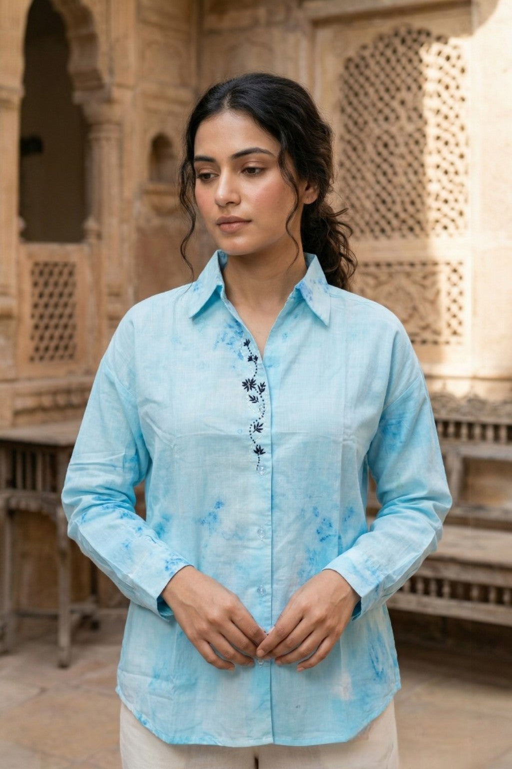 MANSAGAR EMBROIDERED SHIRT