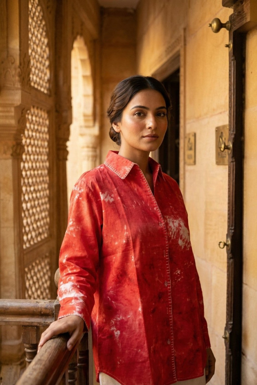 SAWAI EMBROIDERED SHIRT