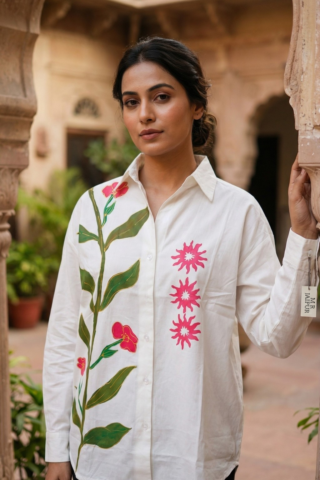 AMER VINE HAND PAINTED SHIRT