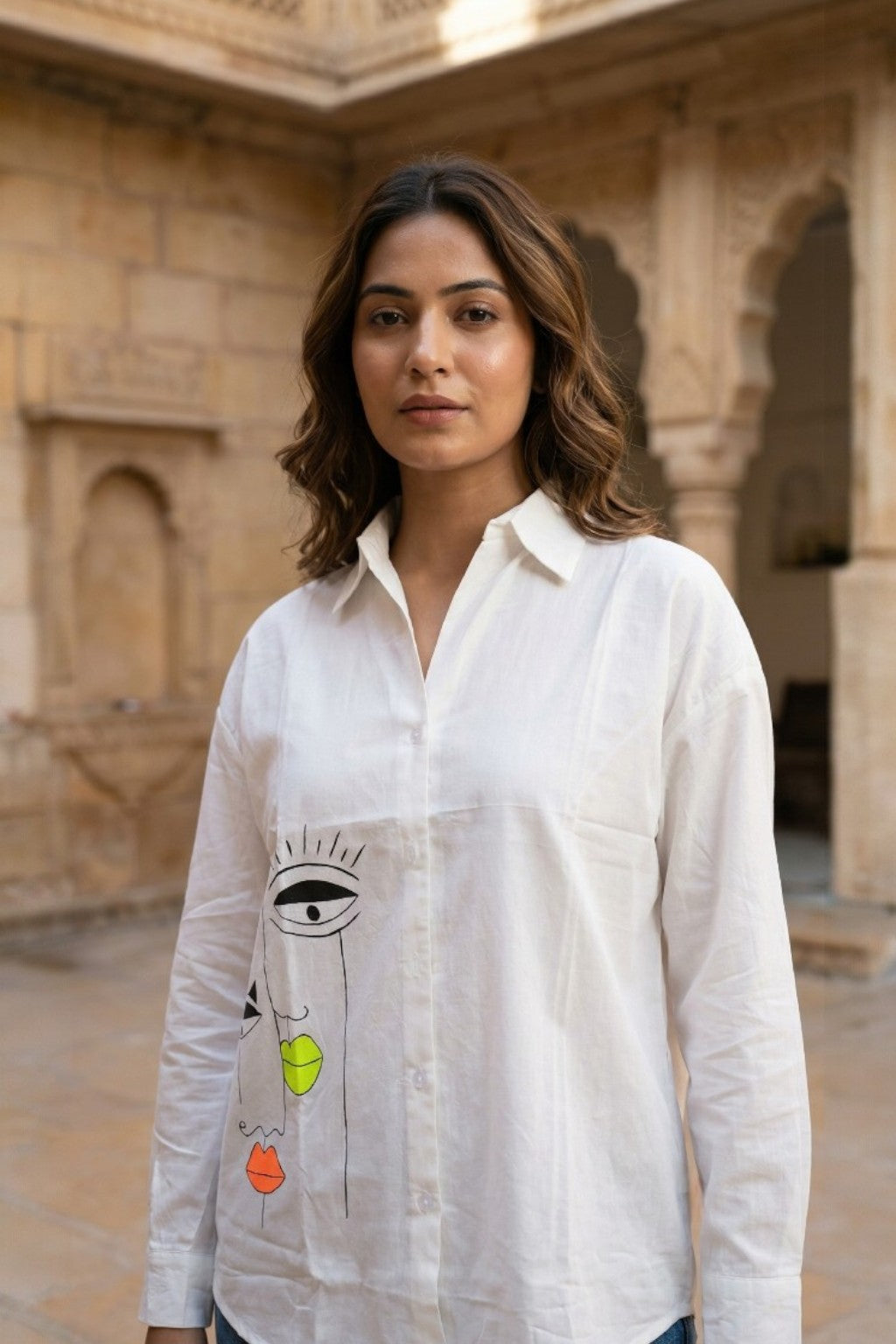 VIRAASAT HAND PAINTED SHIRT