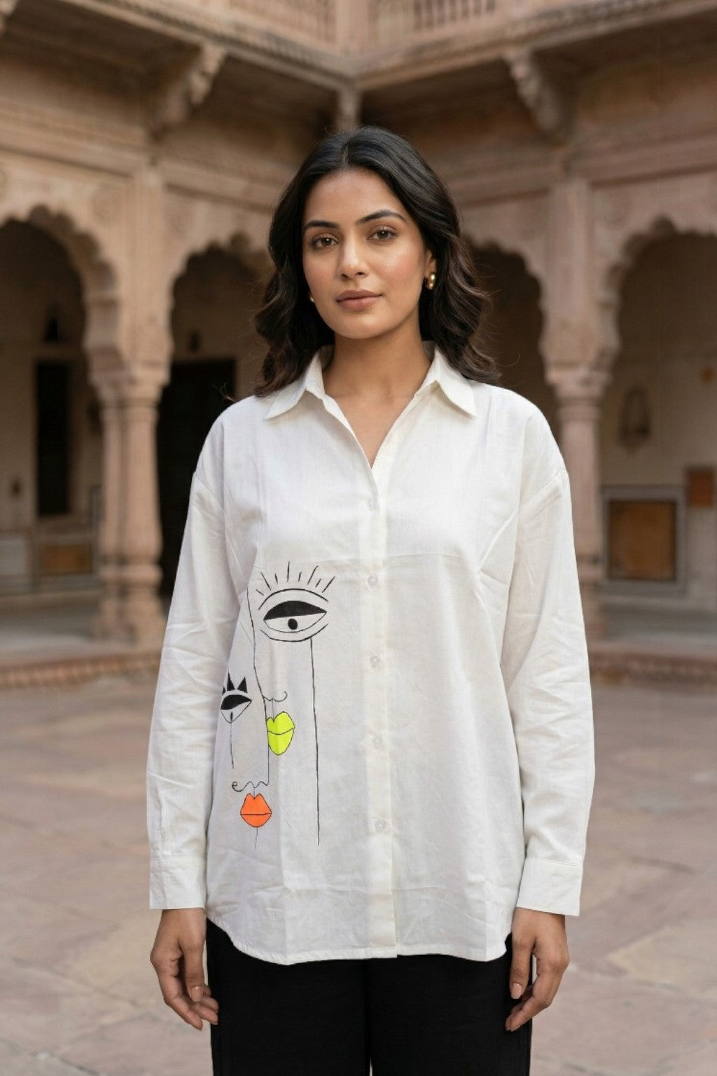 VIRAASAT HAND PAINTED SHIRT