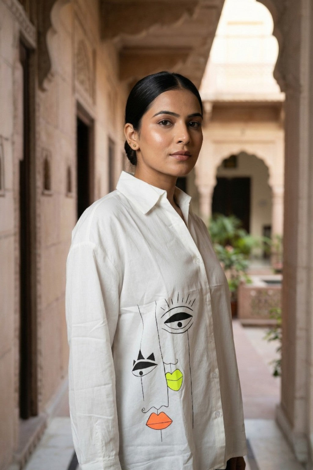 VIRAASAT HAND PAINTED SHIRT