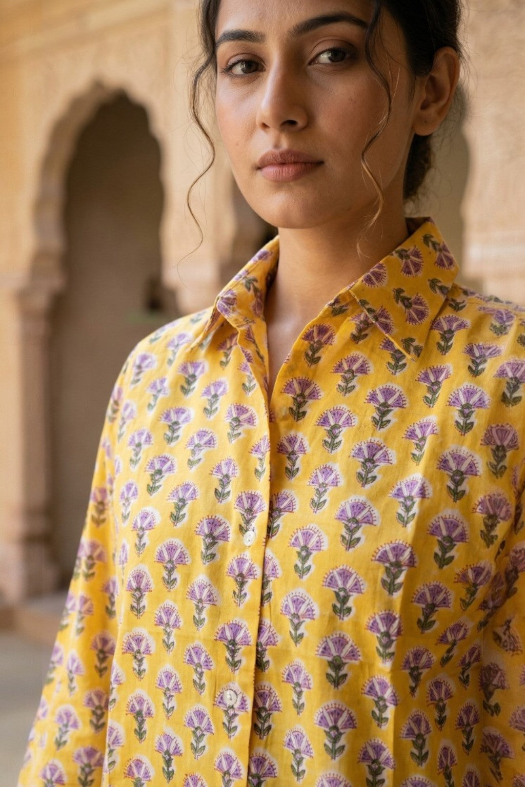 PALACE BLOOM HANDBLOCK SHIRT