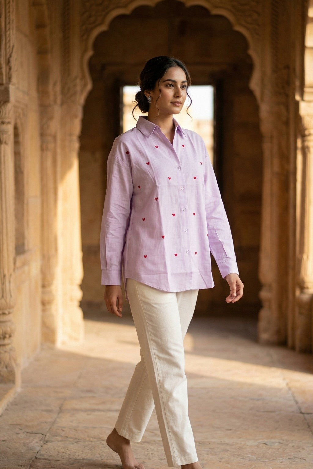 DIL-AARA EMBROIDERED SHIRT