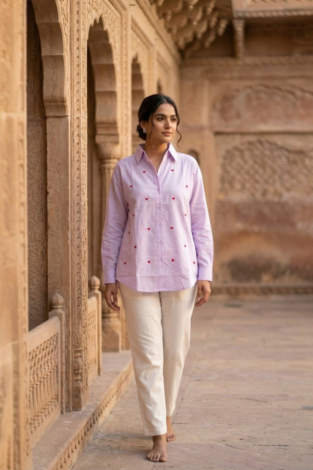DIL-AARA EMBROIDERED SHIRT