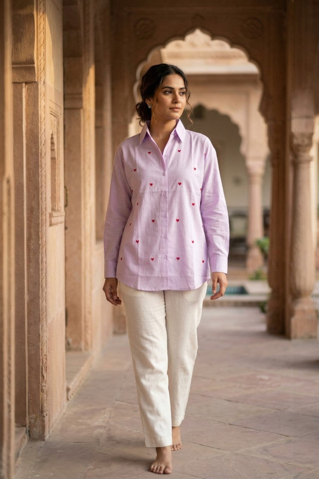 DIL-AARA EMBROIDERED SHIRT