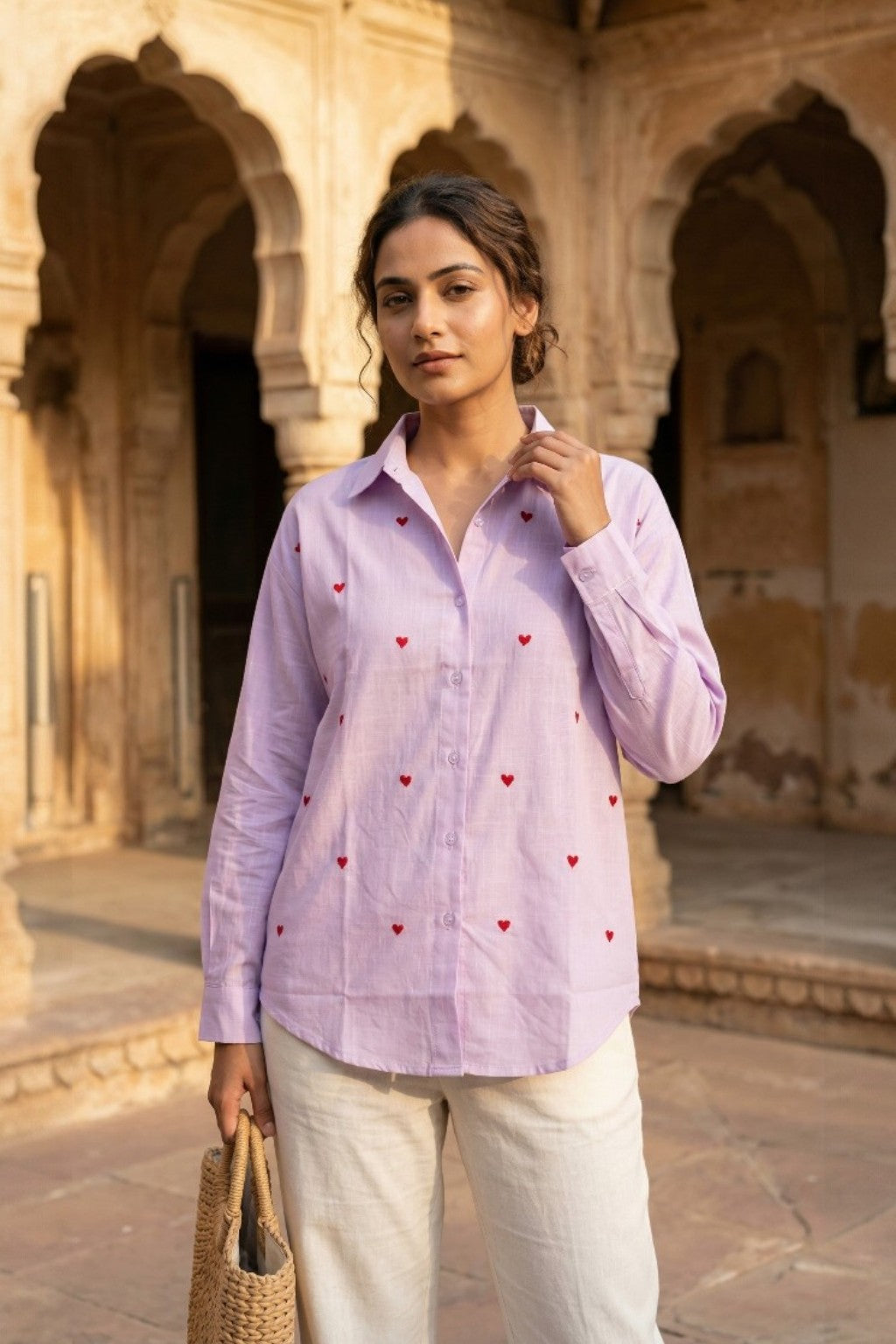 DIL-AARA EMBROIDERED SHIRT