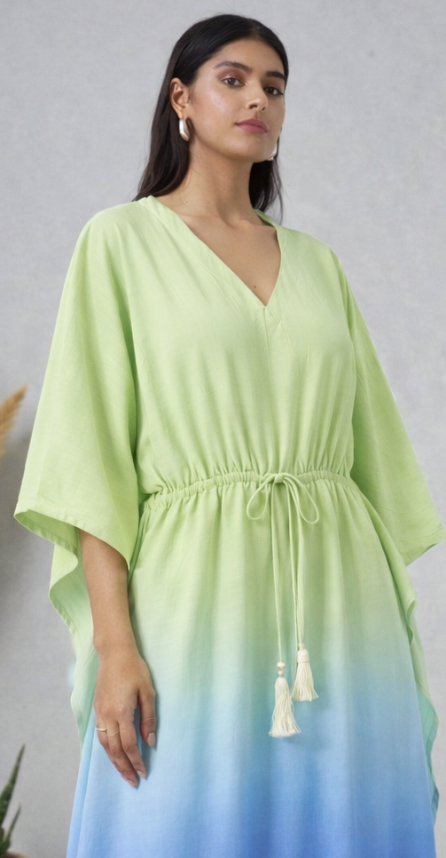Lime Sky Kaftan