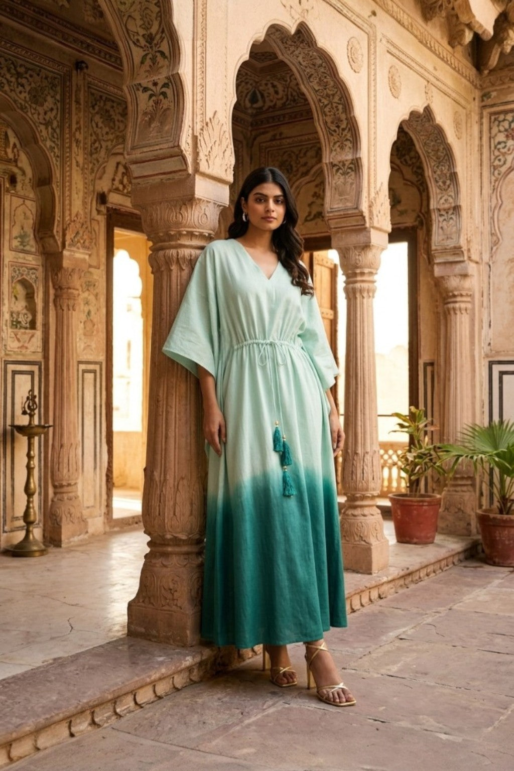 ANAHATA OMBRE KAFTAN