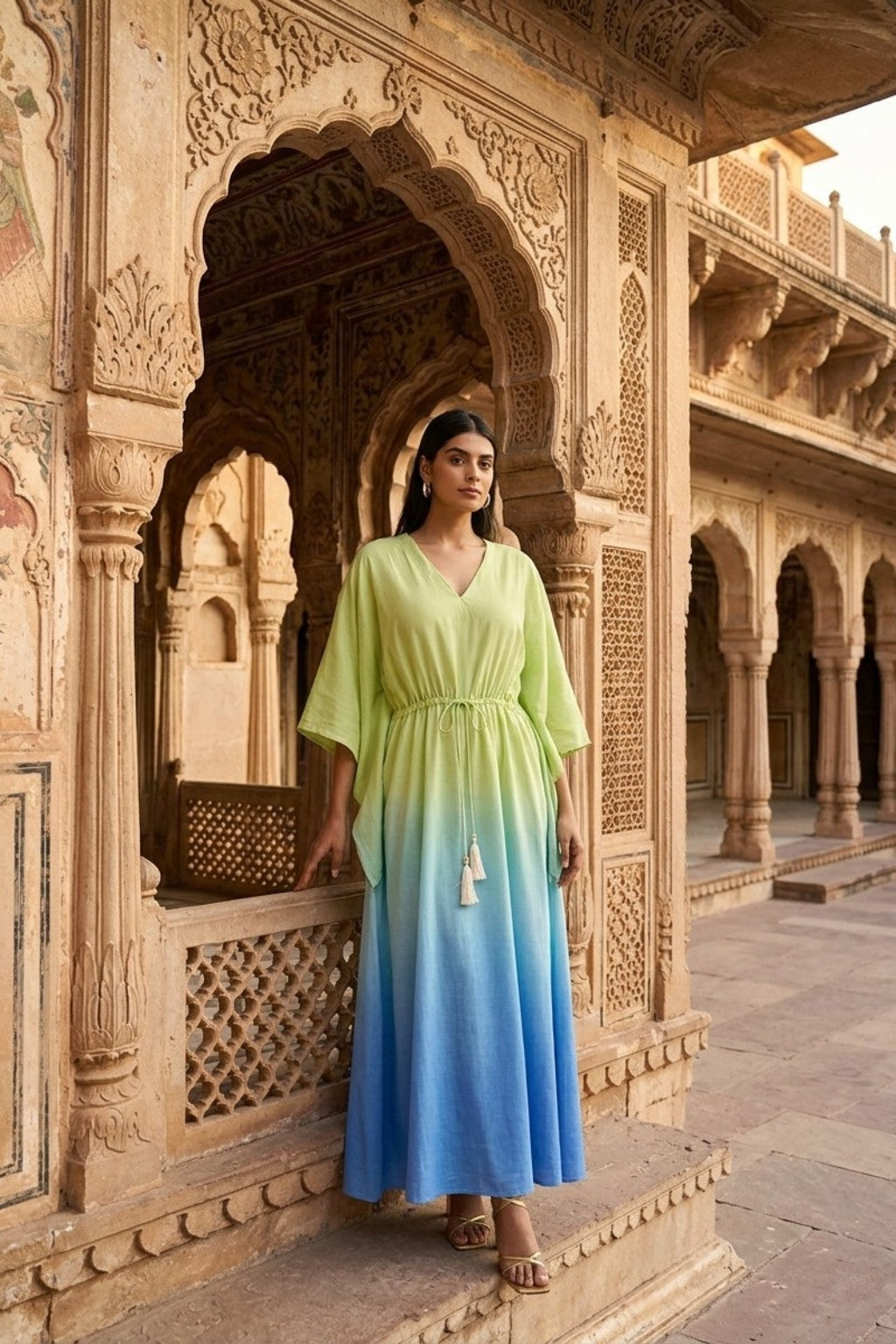 INDICAN OMBRE KAFTAN