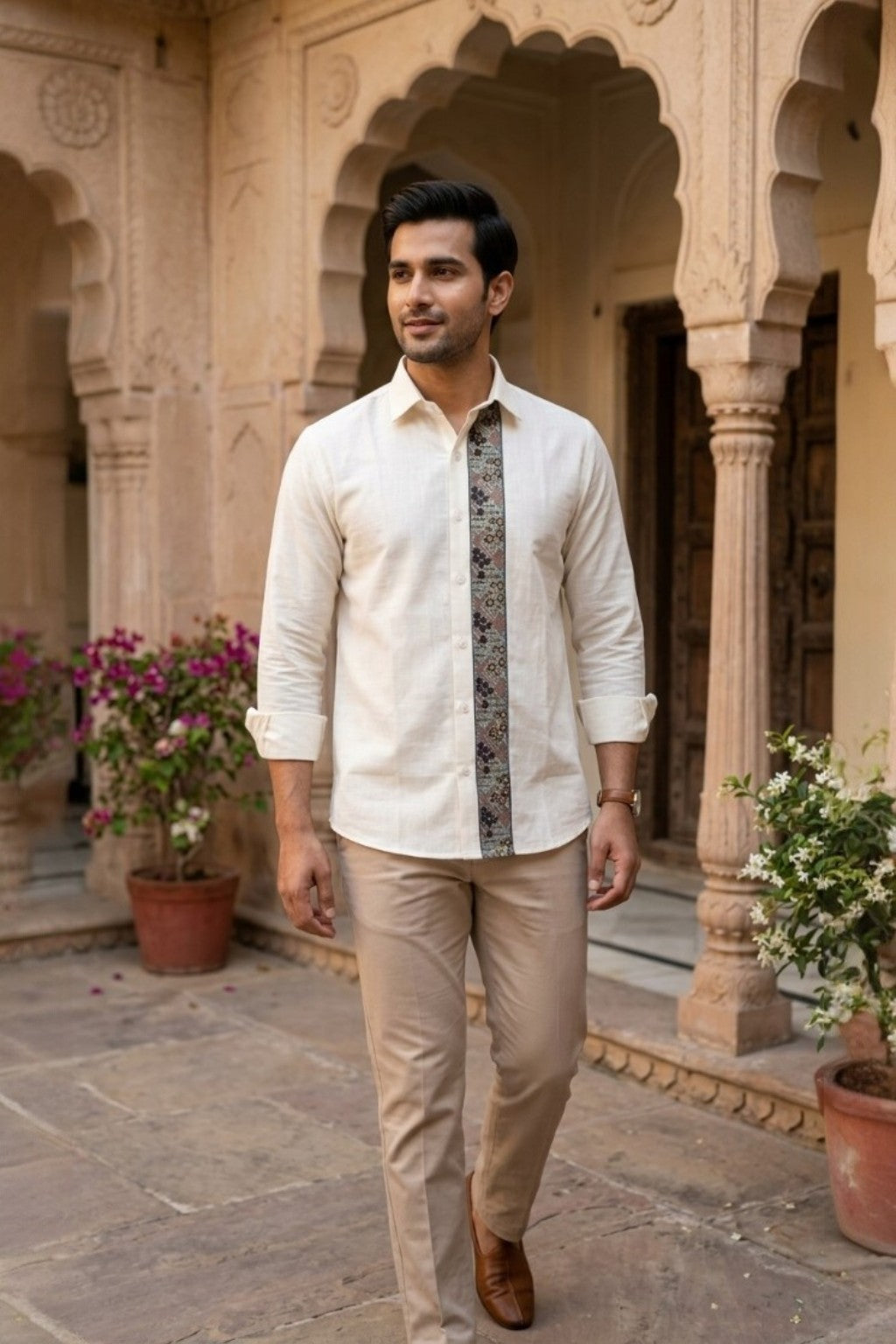 JHAROKA ACCENT MENS SHIRT