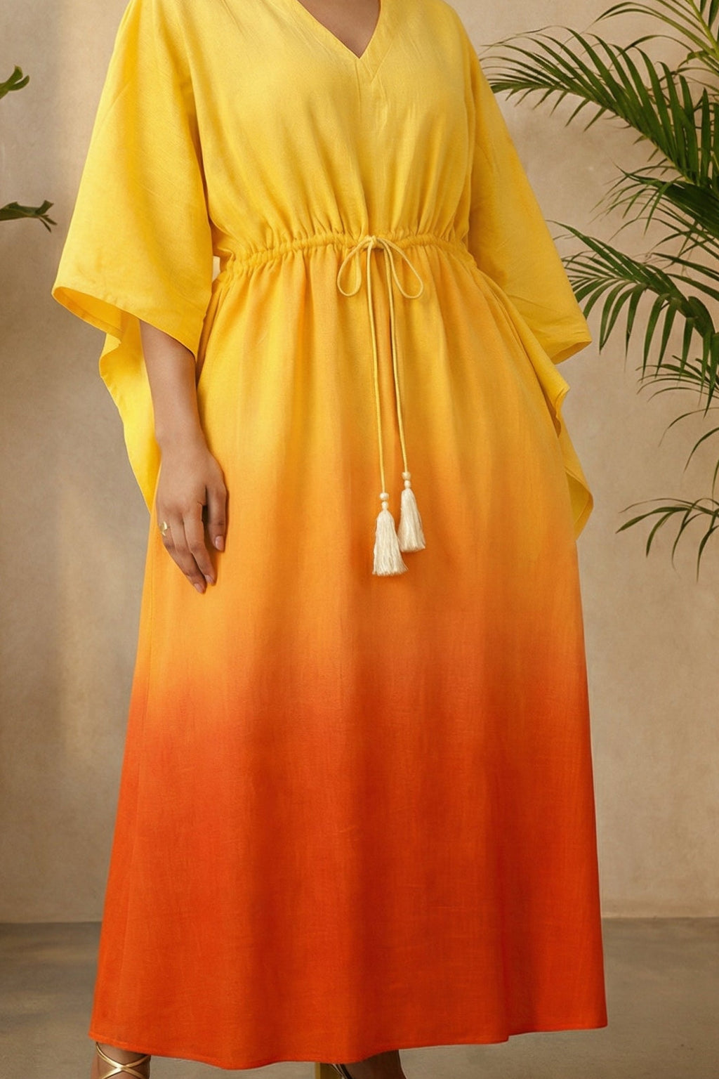 BASANTI OMBRE KAFTAN