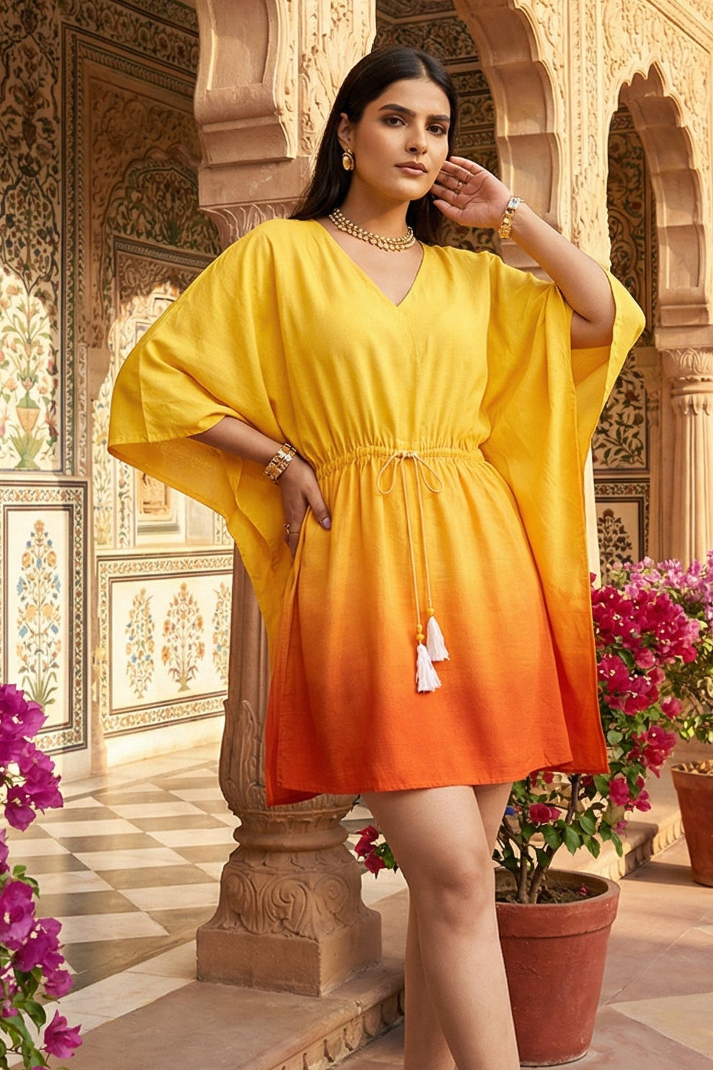 SANDHYA OMBRE KAFTAN SHIRT