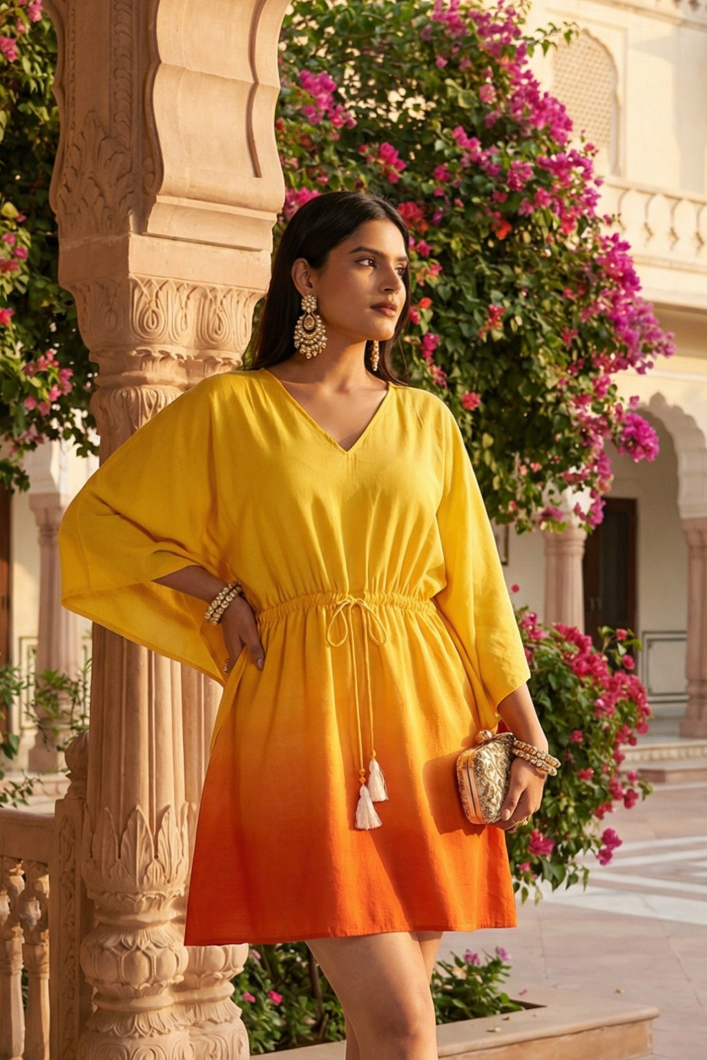 SANDHYA OMBRE KAFTAN SHIRT