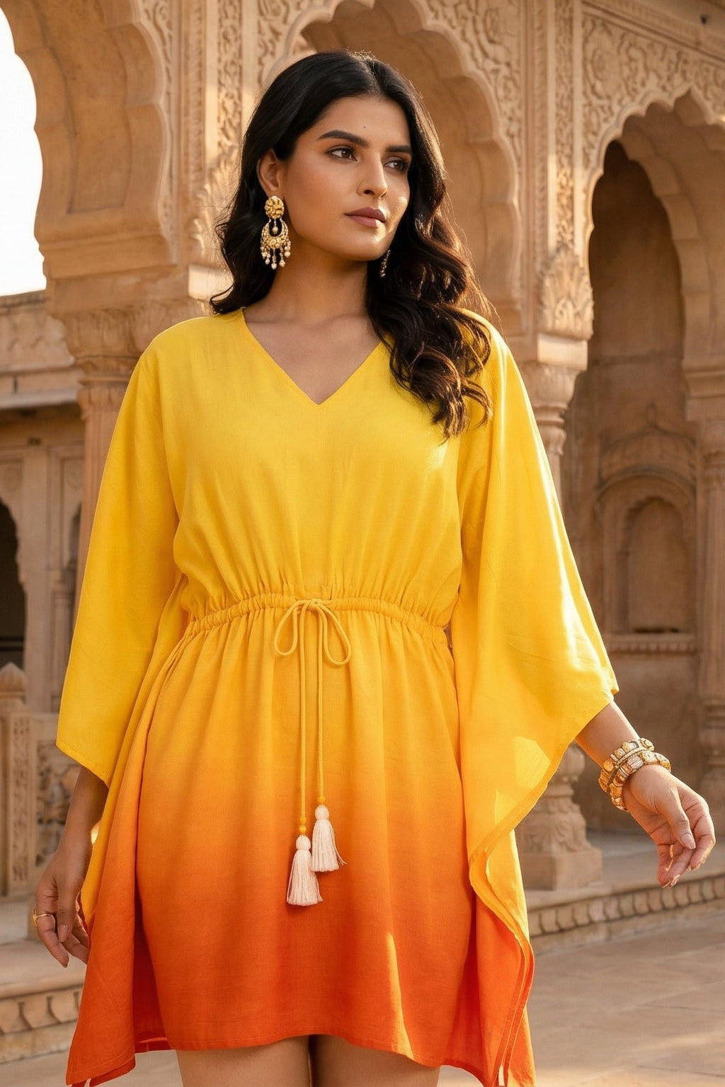 SANDHYA OMBRE KAFTAN SHIRT