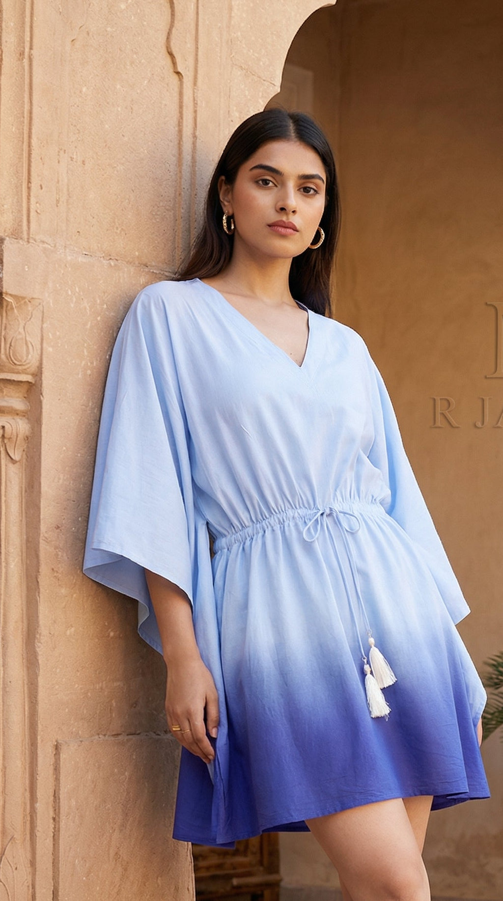 NILA OMBRE KAFTAN SHIRT