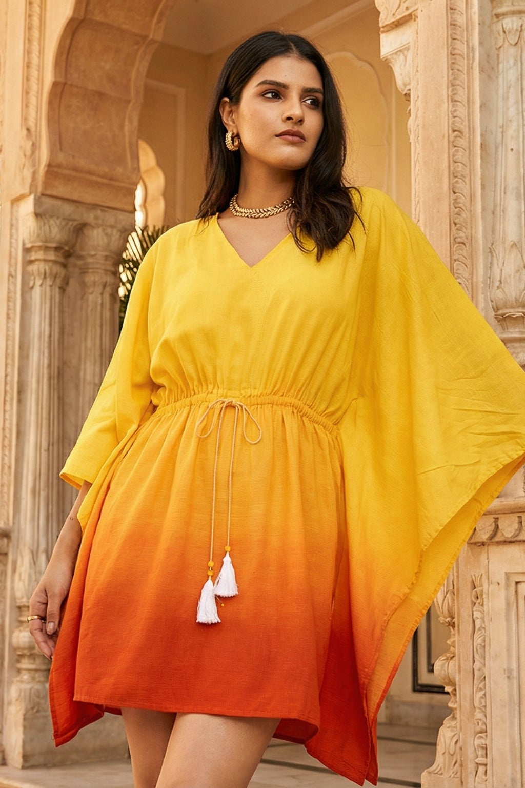 SANDHYA OMBRE KAFTAN SHIRT