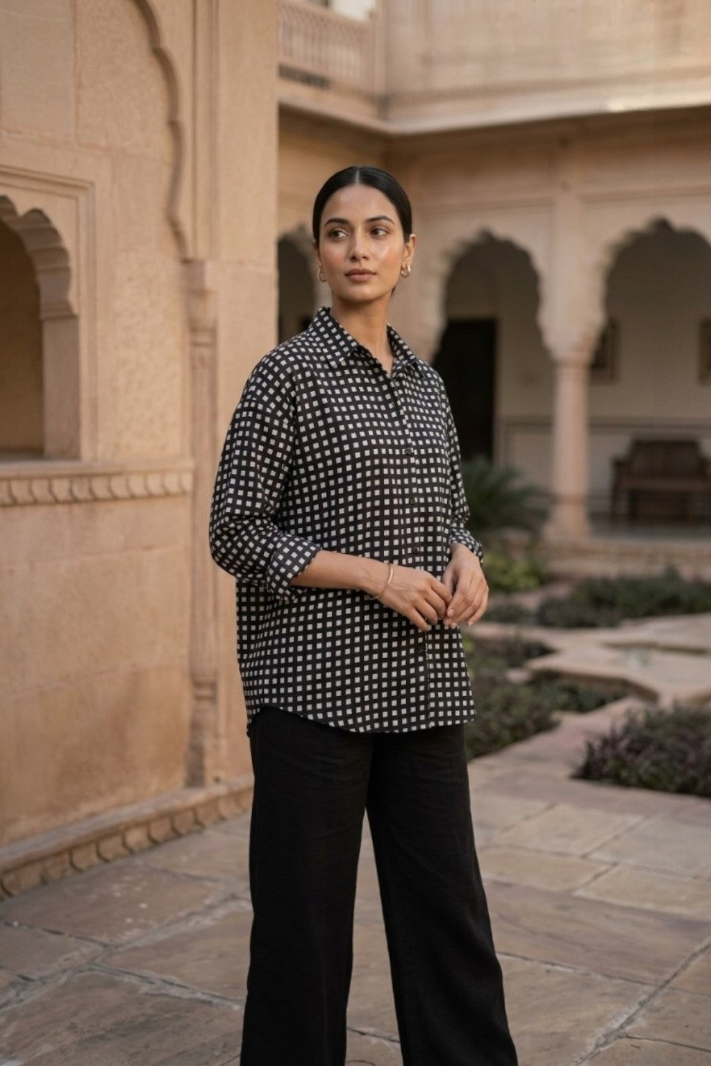 KAALI JAALI HANDBLOCK SHIRT