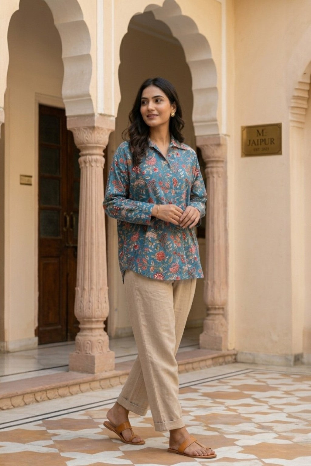 NEELBAGH HANDBLOCK SHIRT