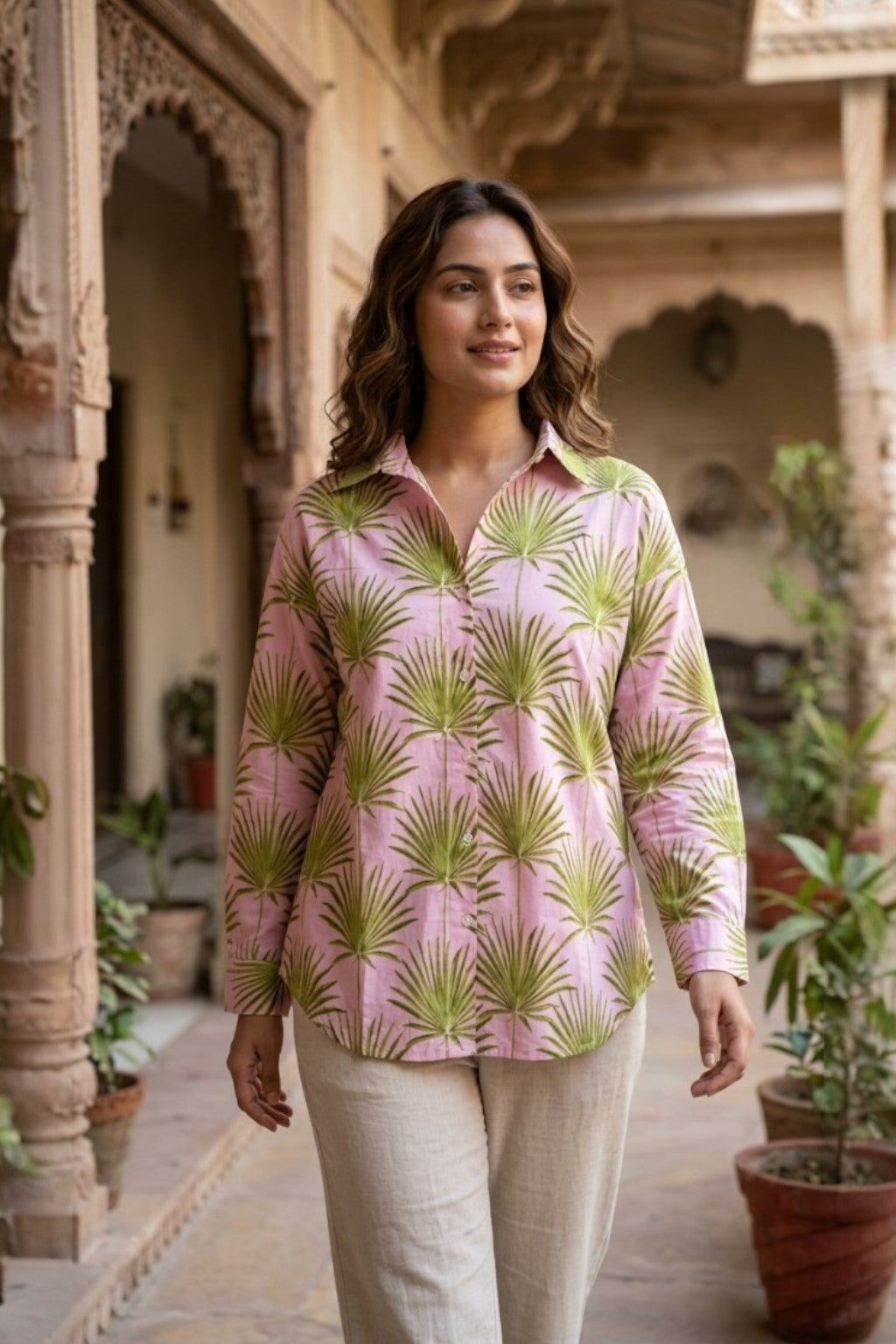 PALACE PALM HANDBLOCK SHIRT