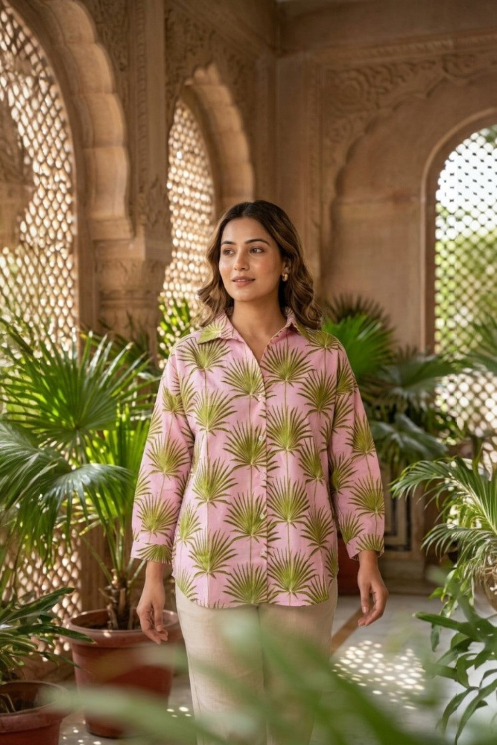 PALACE PALM HANDBLOCK SHIRT